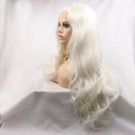 Lace Front Wigs Synthetic Long Wavy 24" 130% Density