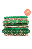 Multiple Line Classy Stack Bracelet