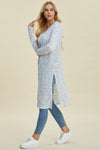 Open Front Longline Cardigan