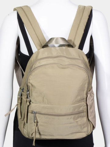 Nylon Multi Pocket Backpack Bag