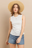 Striped Round Neck Tank