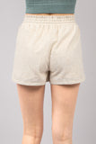 Drawstring Elastic Waist Linen Shorts