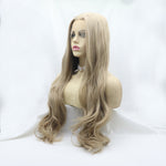 Lace Front Wigs Synthetic Long Wavy 24" 130% Density