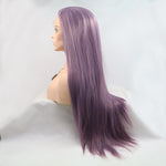 Lace Front Wigs Synthetic Long Straight 24" 130% Density