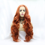 Lace Front Wigs Synthetic Long Wavy 24" 130% Density