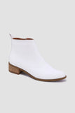 PU Leather Block Heel Boots