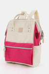 Water Resistant Canvas Backpack Bag with Side Pockets