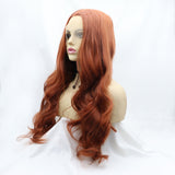 Lace Front Wigs Synthetic Long Wavy 24" 130% Density