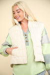 Zip Up Puffer Padded Warm Vest