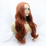 Lace Front Wigs Synthetic Long Wavy 24" 130% Density