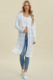 Open Front Longline Cardigan