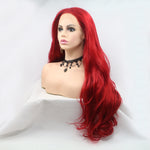 Lace Front Wigs Synthetic Long Wavy 24" 130% Density