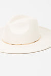 Slice of Chic Herringbone Chain Fedora