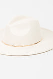 Slice of Chic Herringbone Chain Fedora