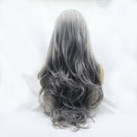 Lace Front Wigs Synthetic Long Wavy 24" 130% Density