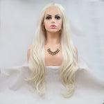 Lace Front Wigs Synthetic Long Wavy 24" 130% Density