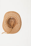 Rope Strap Straw Braided Hat