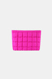 Quilted Puffy Pouch Clutch Bag