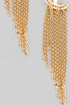 Mini Chain Dangle Fringe Earrings