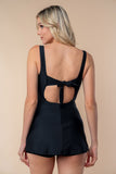 Tie Back Performance Knit Swim Dress