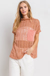 See Through Crochet Mock Neck Cover Up