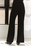 Tied Wide Leg Knit Pants