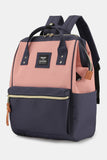 Waterproof Canvas Backpack Bag with Side Pockets