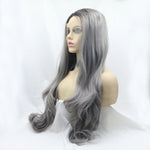 Lace Front Wigs Synthetic Long Wavy 24" 130% Density