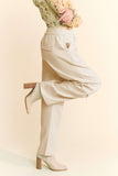 Drawstring Wide Leg Sweatpants