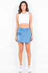 Cargo Pocket Denim Skort