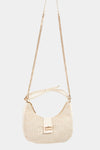 Straw Braid Hobo Bag