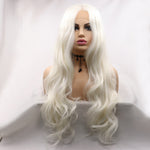 Lace Front Wigs Synthetic Long Wavy 24" 130% Density