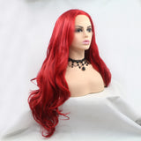 Lace Front Wigs Synthetic Long Wavy 24" 130% Density