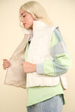 Zip Up Puffer Padded Warm Vest