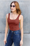 Square Neck Wide Strap Tank