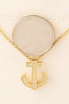 Anchor Pendant Alloy Necklace