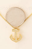 Anchor Pendant Alloy Necklace