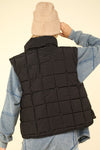 Zip Up Puffer Padded Warm Vest