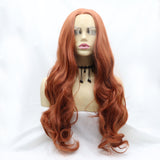 Lace Front Wigs Synthetic Long Wavy 24" 130% Density