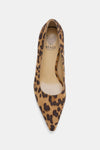 Faux Suede Leopard Point Toe Pumps