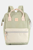 Water Resistant Canvas Backpack Bag with Side Pockets