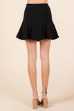 Two Bow Pleated Mini Skirt