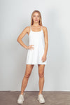 Sleeveless Active Tennis Dress with Unitard Liner