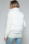 Fine Fur Lining Quilted Vest