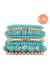 Multiple Line Classy Stack Bracelet