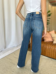 High Rise Tummy Control Wide Leg Jeans