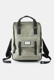 Waterproof Canvas Backpack Bag with Handles