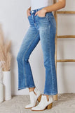 Rise Ankle Flare Jeans