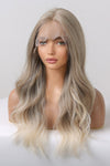 Lace Front Wigs Synthetic Long Wave 24" 150% Density in Medium Blonde Highlights