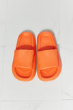 Arms Around Me Open Toe Slide in Orange